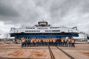Damen lansează al zecelea feribot din clasa Island pentru BC Ferries